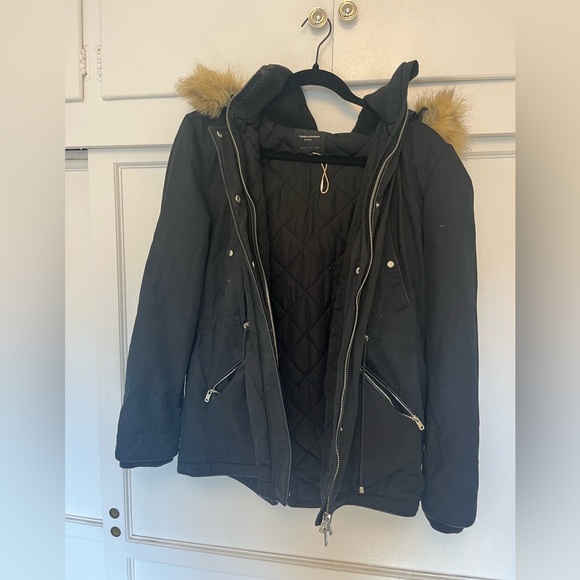 Black Zara Winter Jacket - Picture 1 of 5